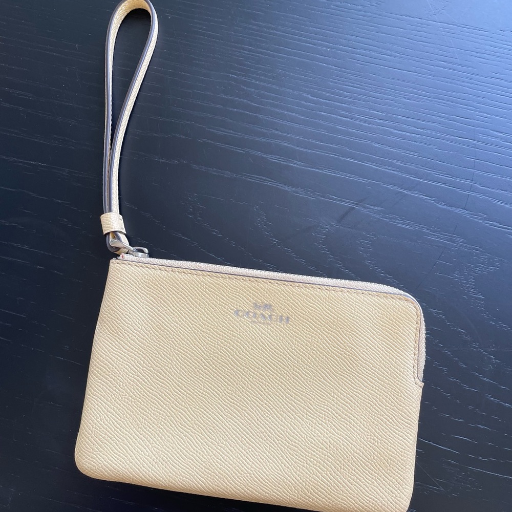 Yellow Coach wristlet